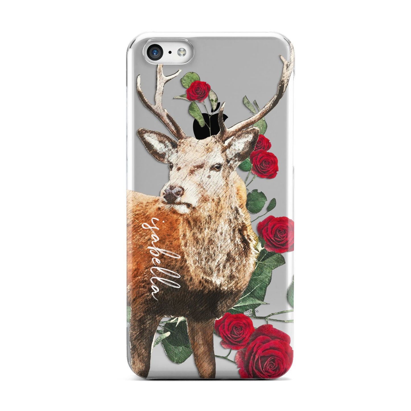 Personalised Deer Name Apple iPhone 5c Case