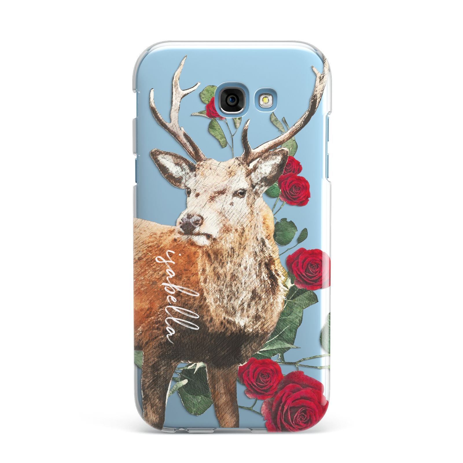Personalised Deer Name Samsung Galaxy A7 2017 Case