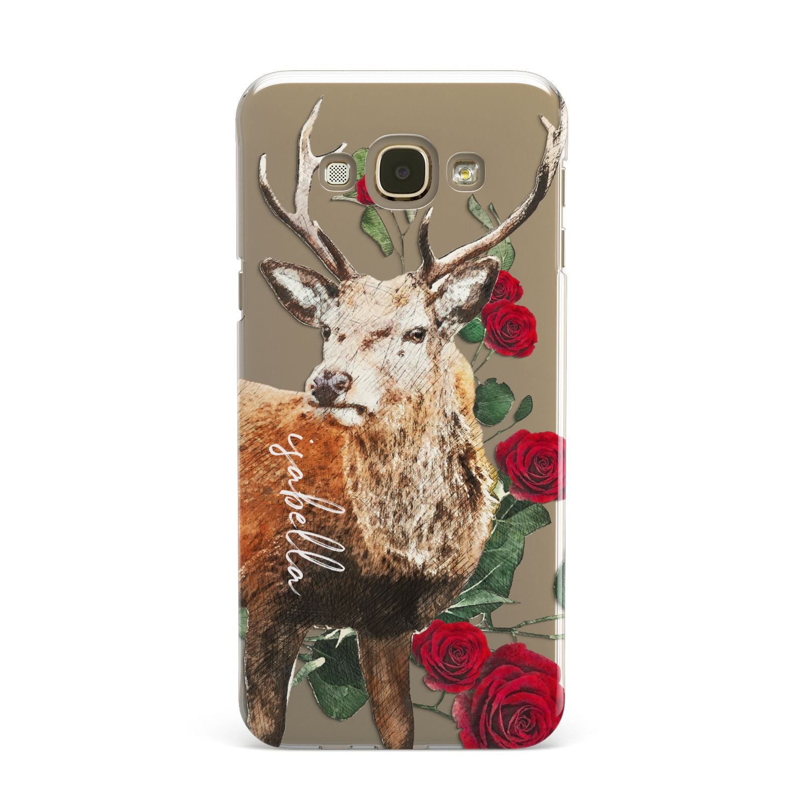 Personalised Deer Name Samsung Galaxy A8 Case