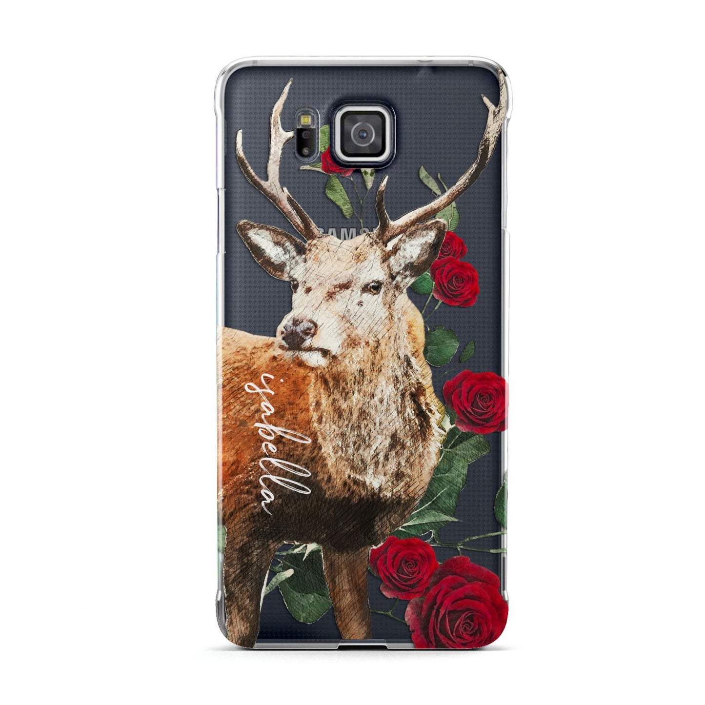 Personalised Deer Name Samsung Galaxy Alpha Case