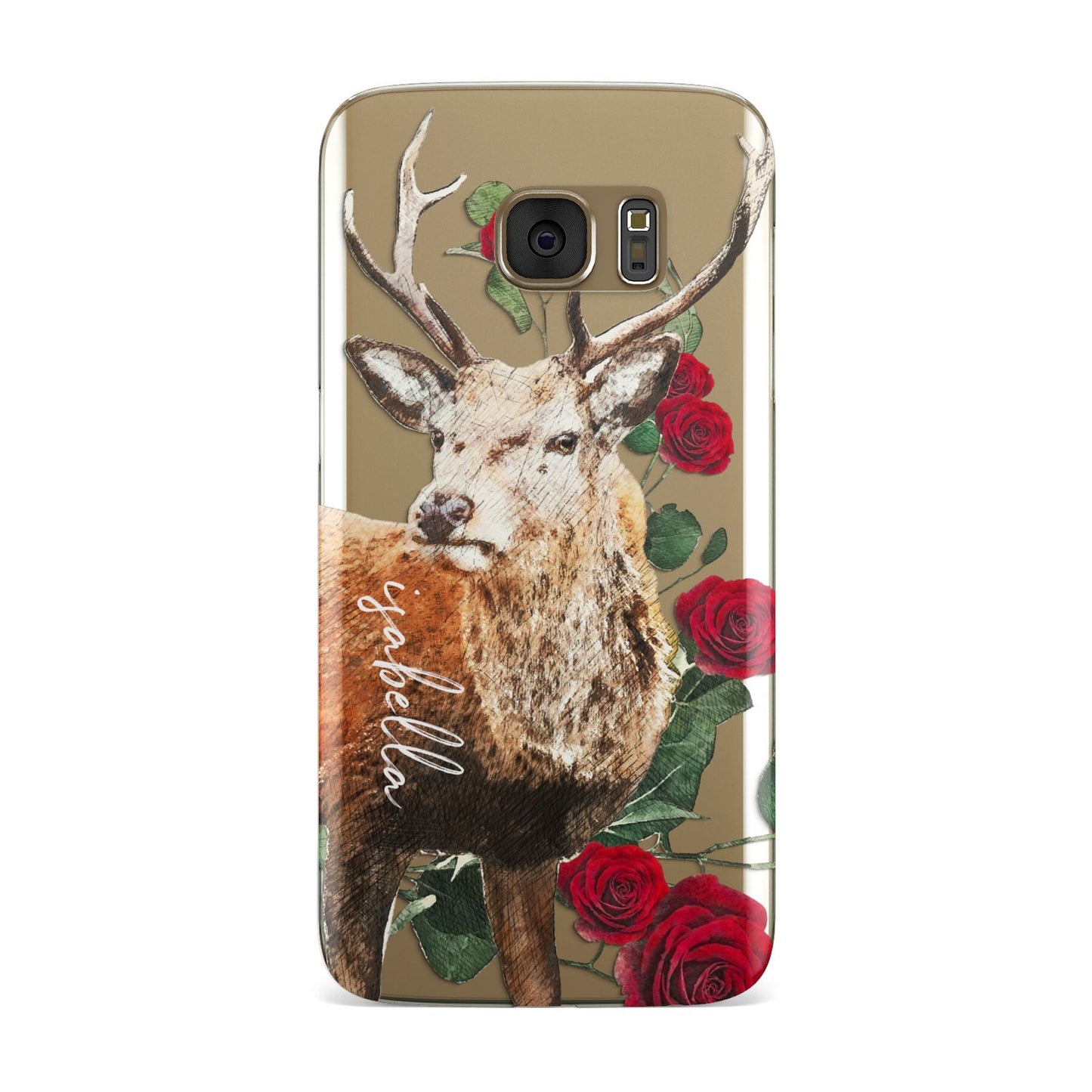 Personalised Deer Name Samsung Galaxy Case