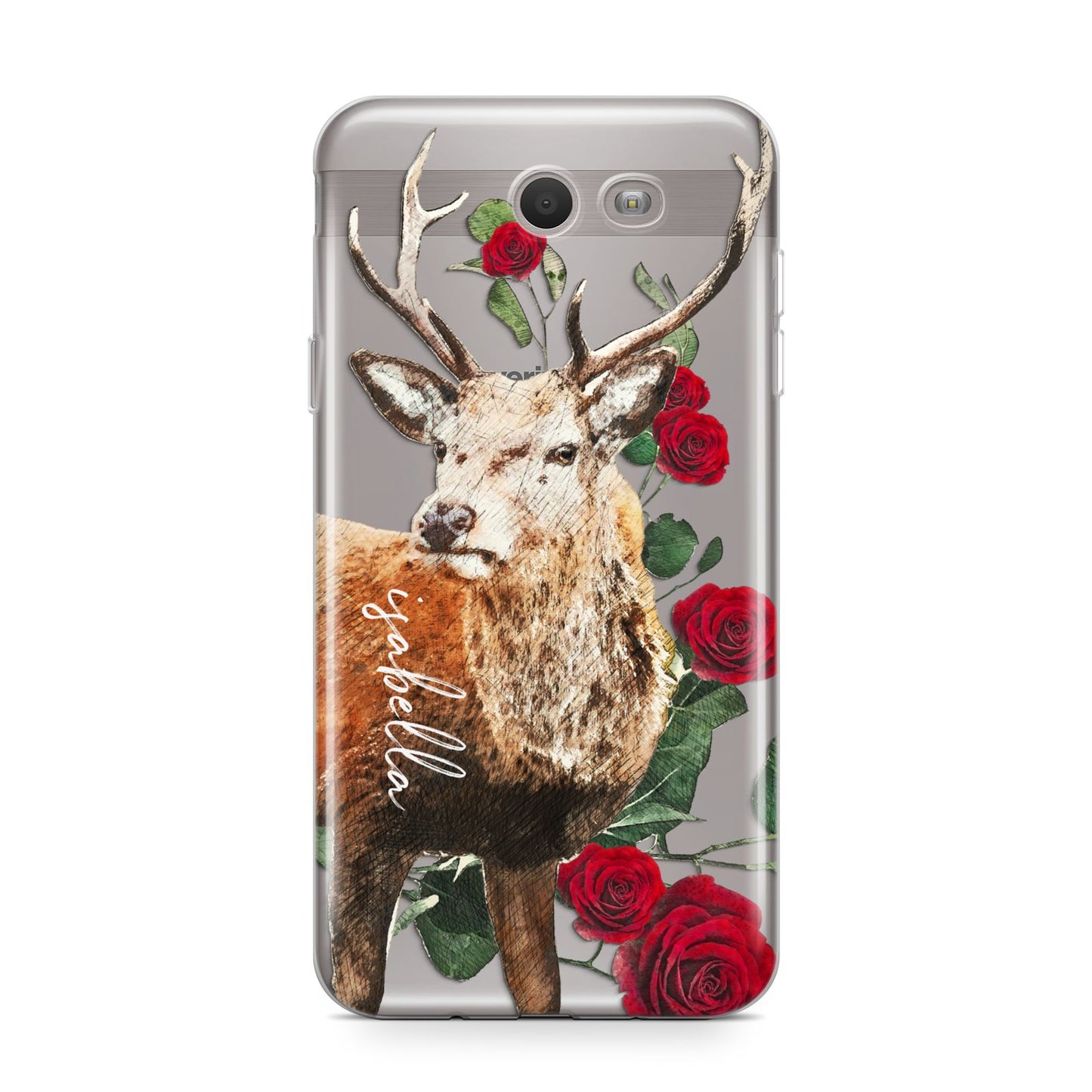 Personalised Deer Name Samsung Galaxy J7 2017 Case
