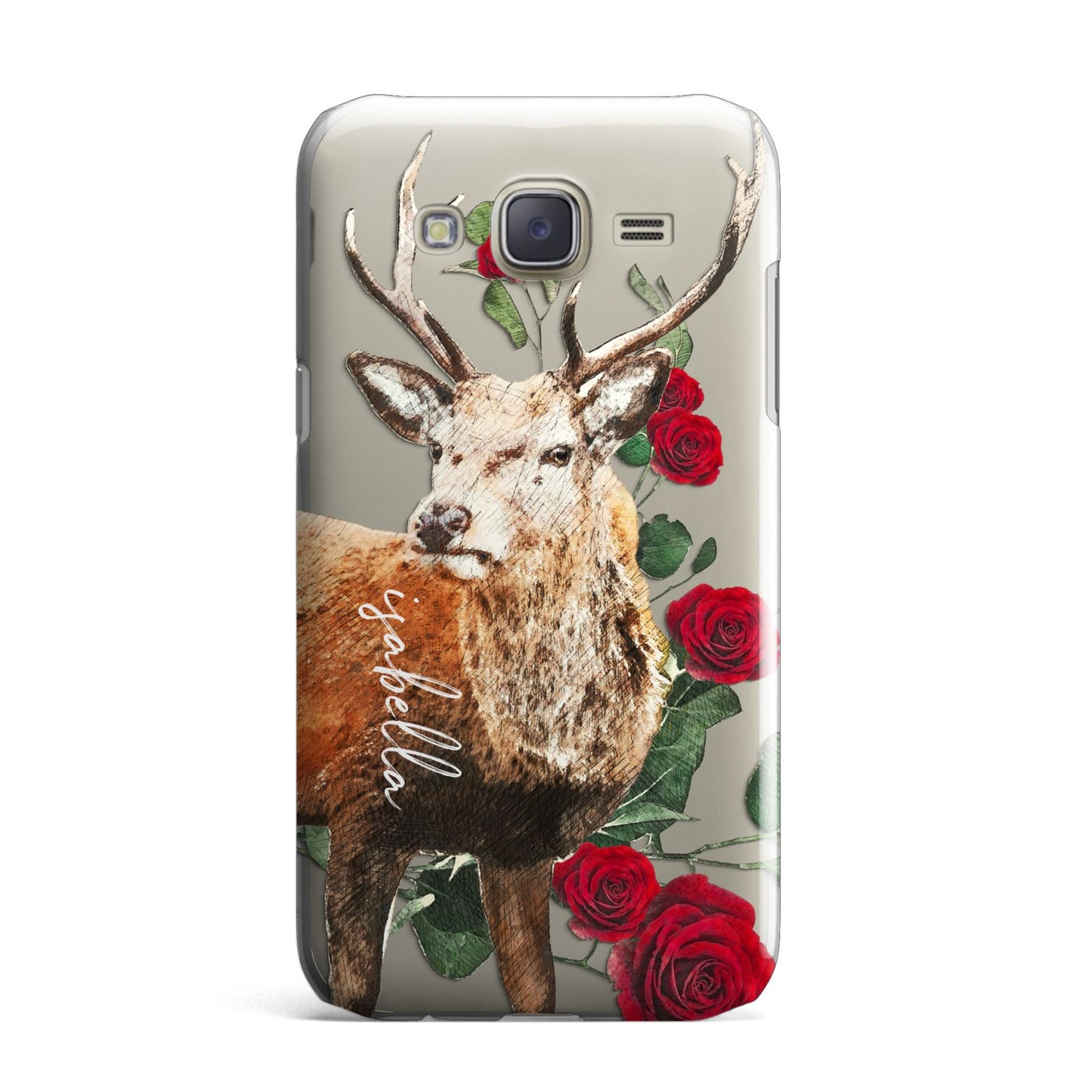 Personalised Deer Name Samsung Galaxy J7 Case