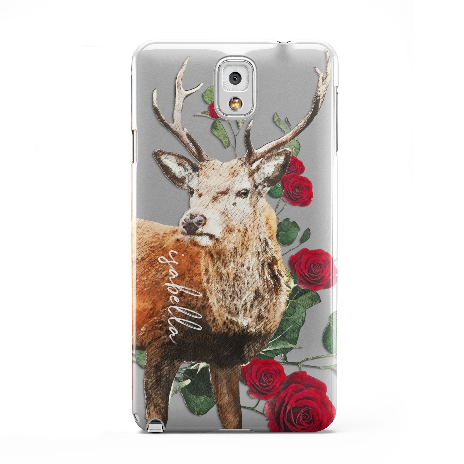 Personalised Deer Name Samsung Galaxy Note 3 Case