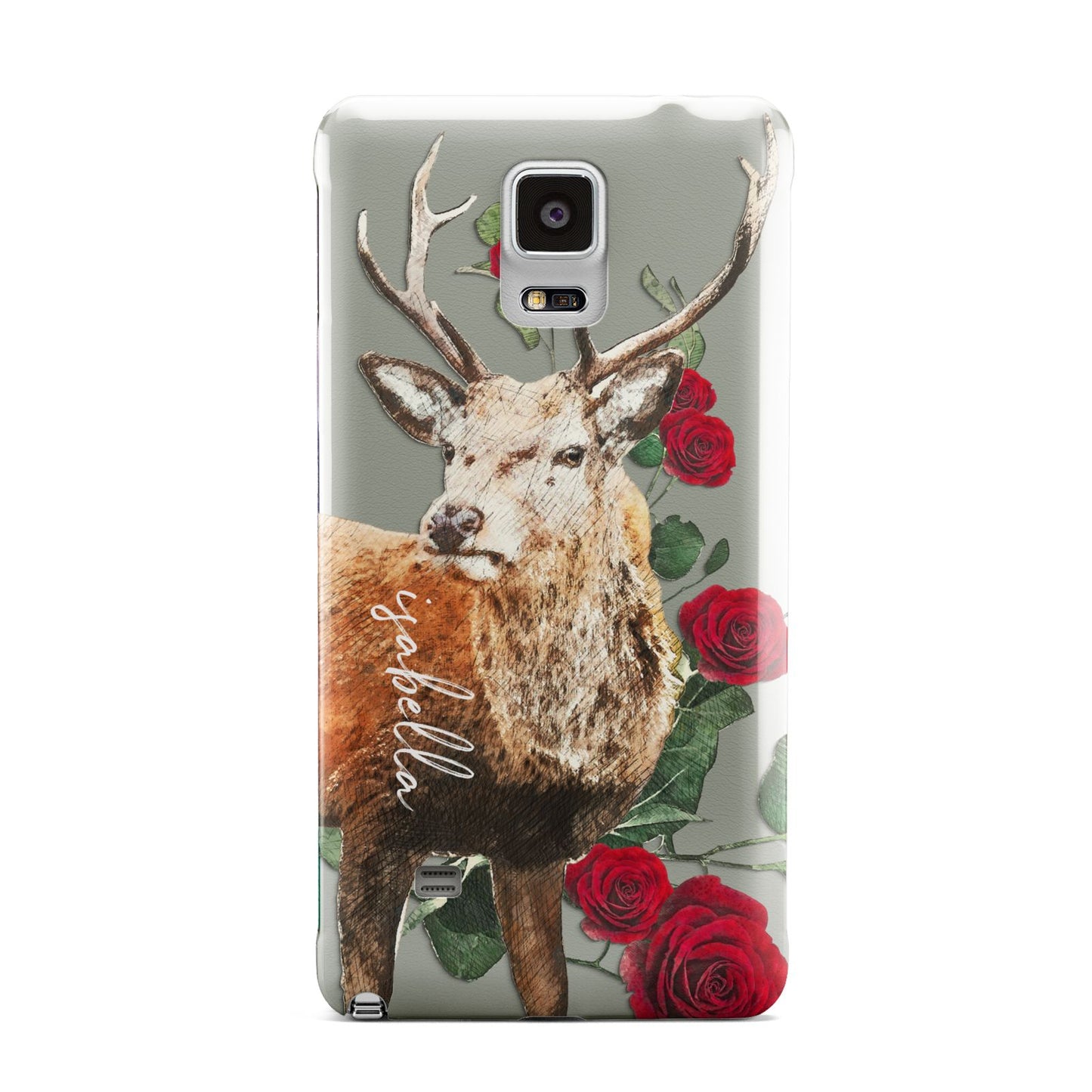 Personalised Deer Name Samsung Galaxy Note 4 Case