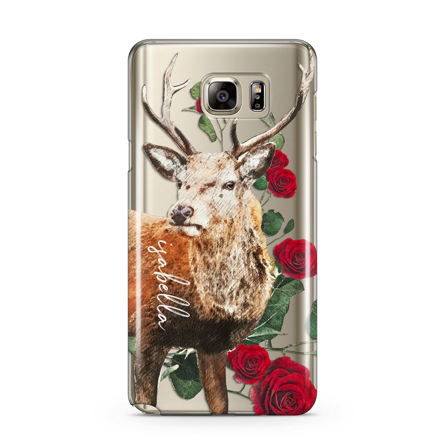 Personalised Deer Name Samsung Galaxy Note 5 Case