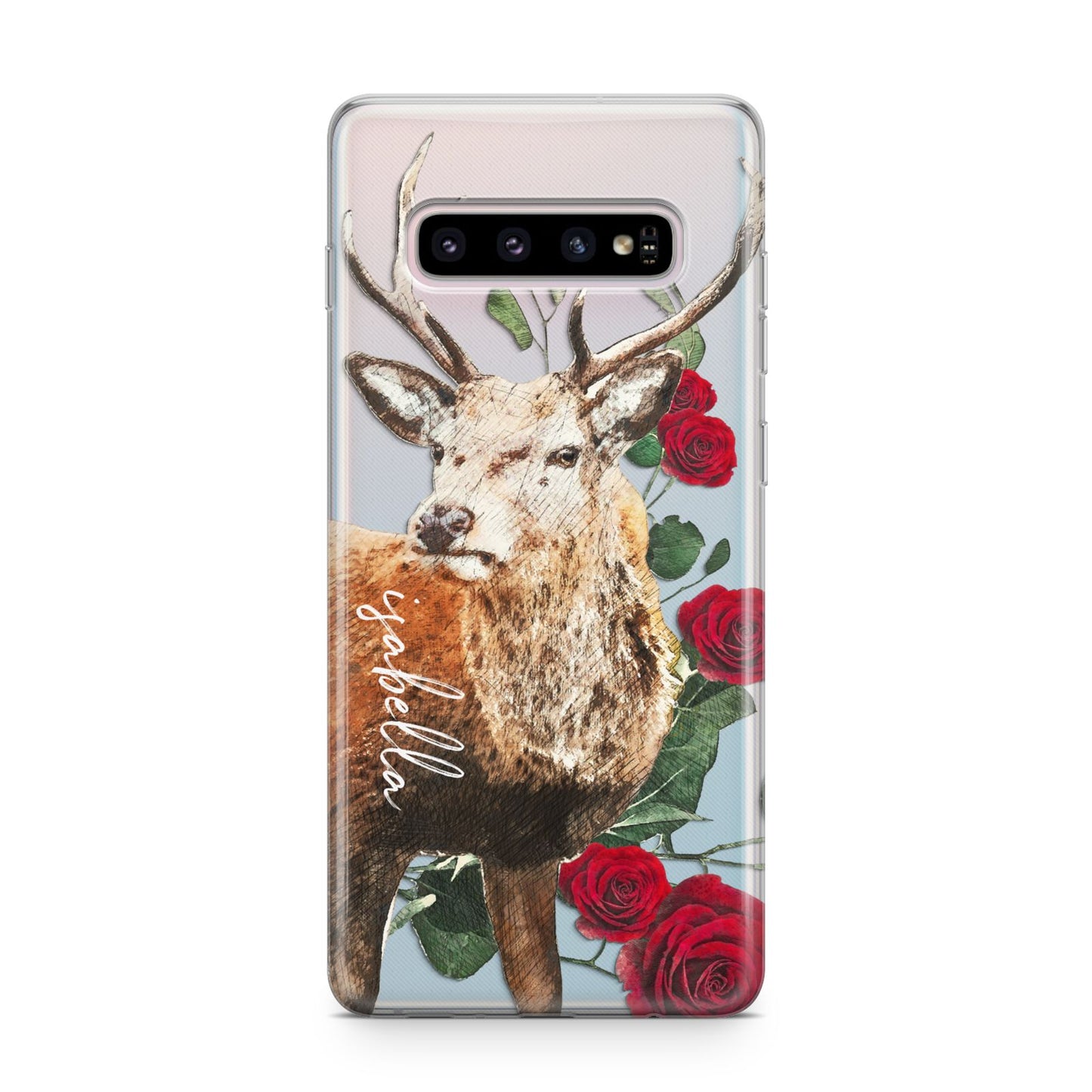 Personalised Deer Name Samsung Galaxy S10 Plus Case