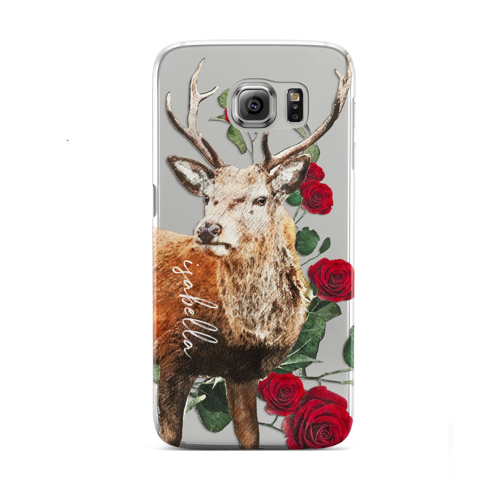 Personalised Deer Name Samsung Galaxy S6 Case