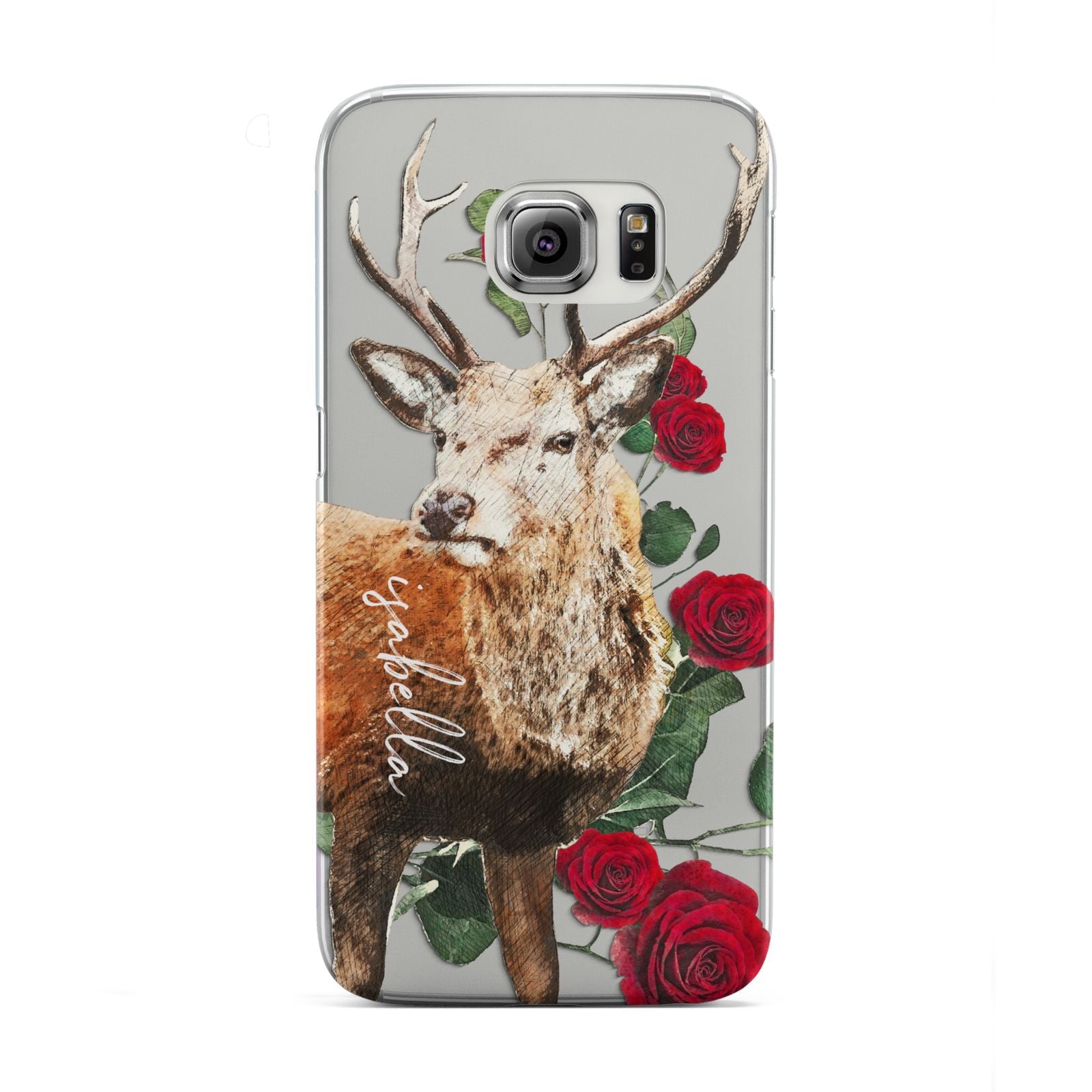 Personalised Deer Name Samsung Galaxy S6 Edge Case