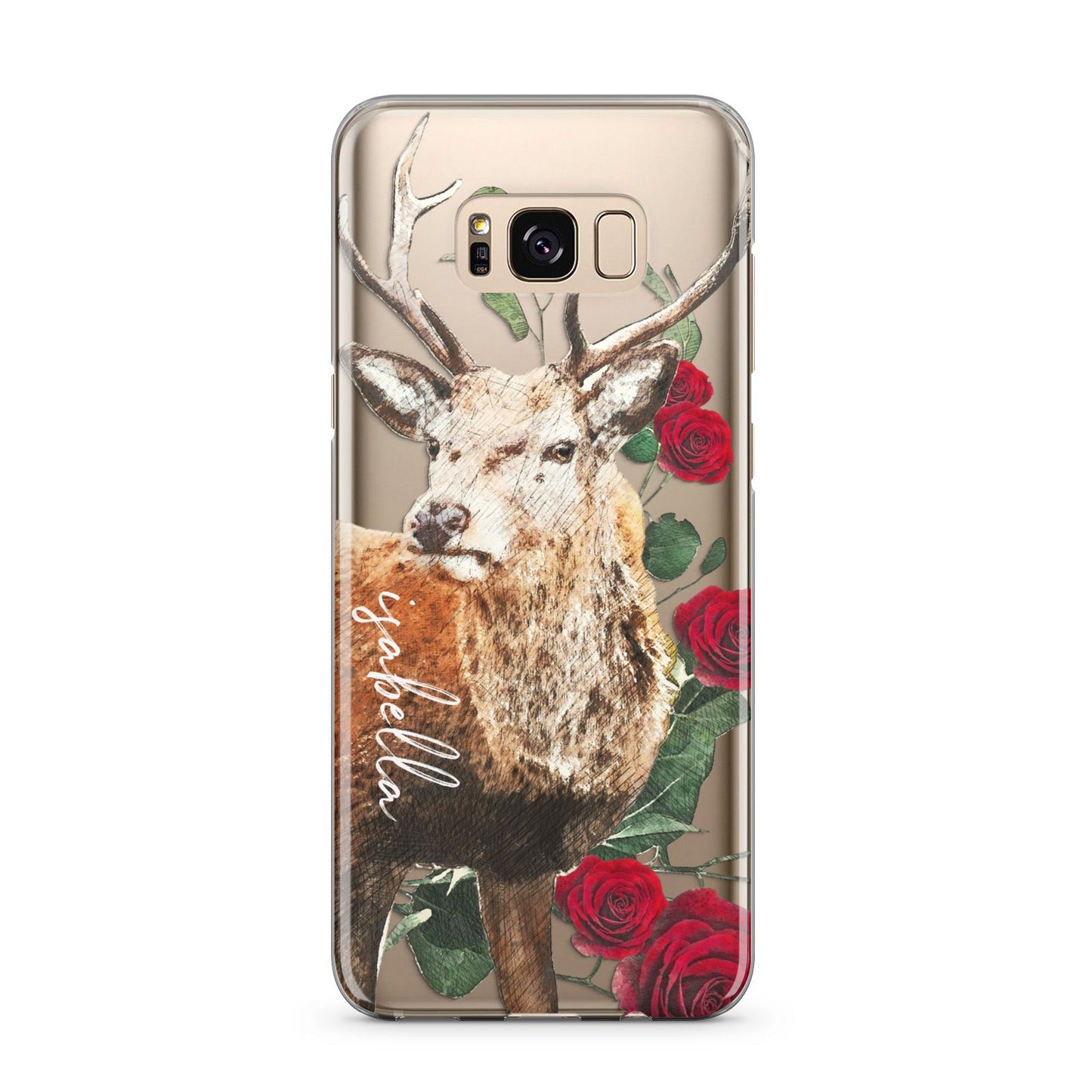 Personalised Deer Name Samsung Galaxy S8 Plus Case