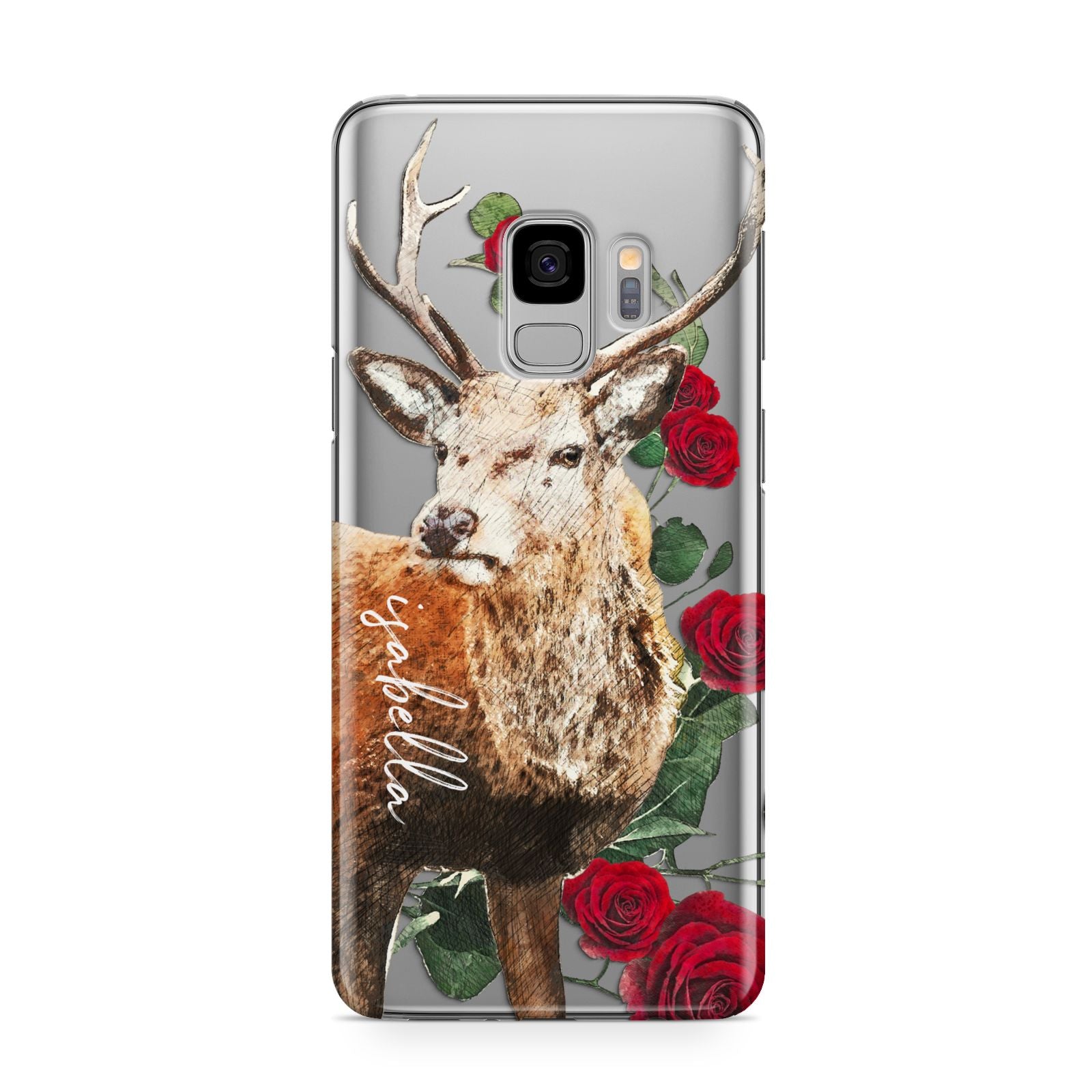 Personalised Deer Name Samsung Galaxy S9 Case
