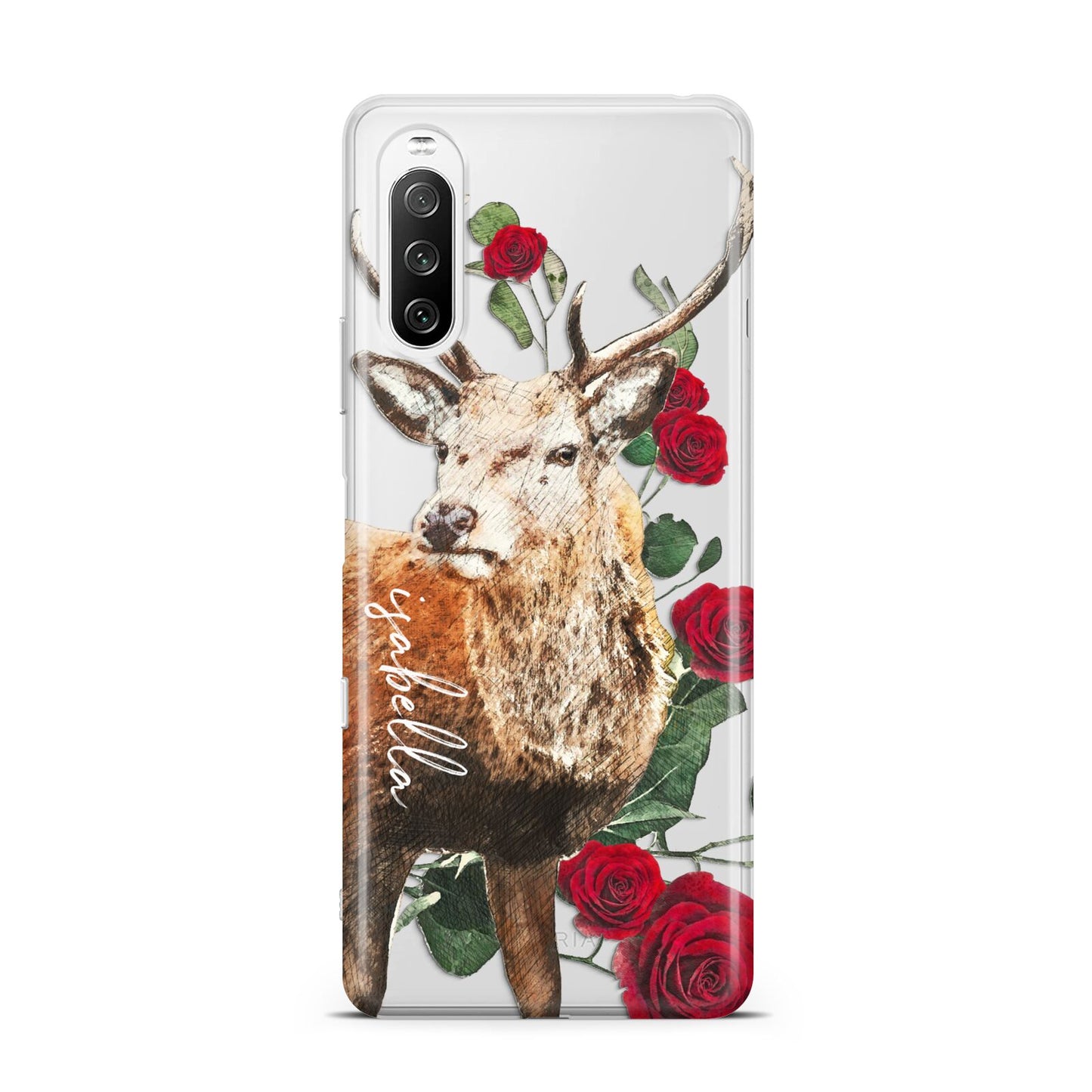 Personalised Deer Name Sony Xperia 10 III Case