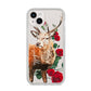 Personalised Deer Name iPhone 14 Plus Clear Tough Case Starlight
