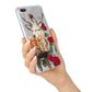 Personalised Deer Name iPhone 7 Plus Bumper Case on Silver iPhone Alternative Image