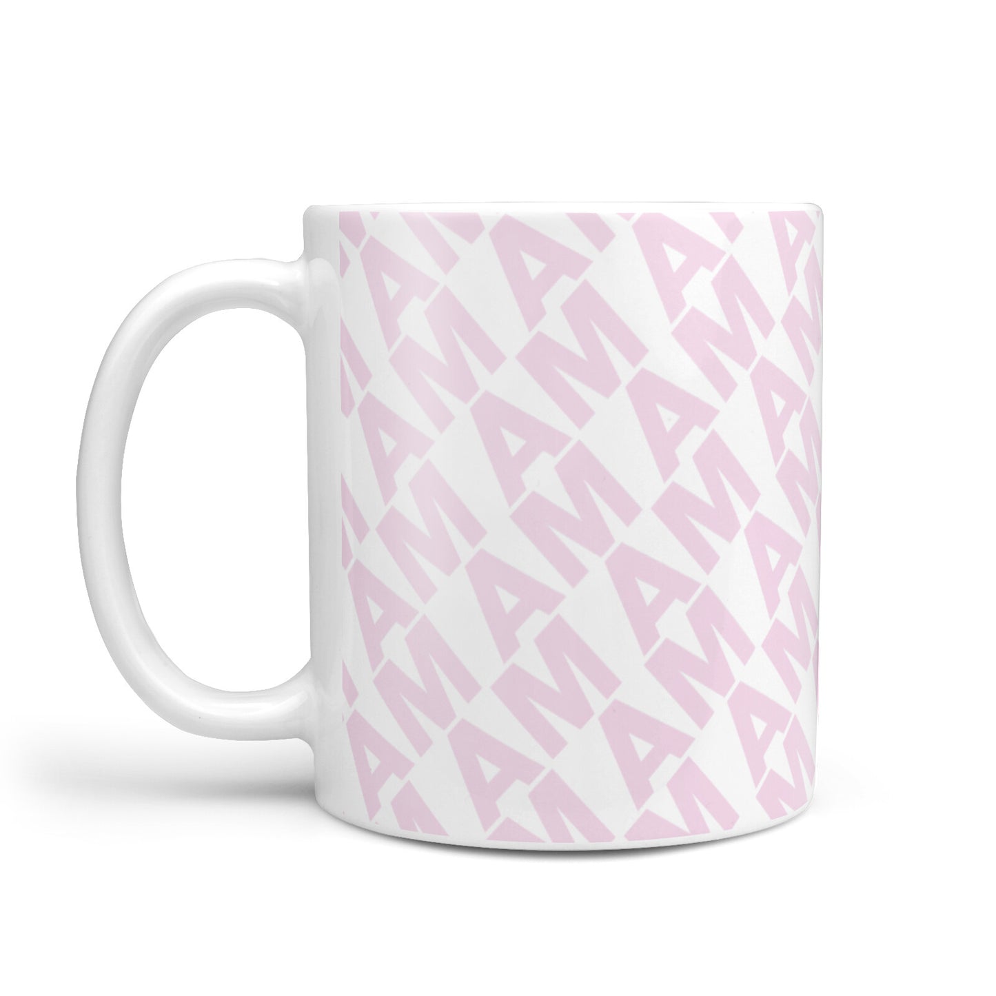 Personalised Diagonal Bold Initials 10oz Mug Alternative Image 1