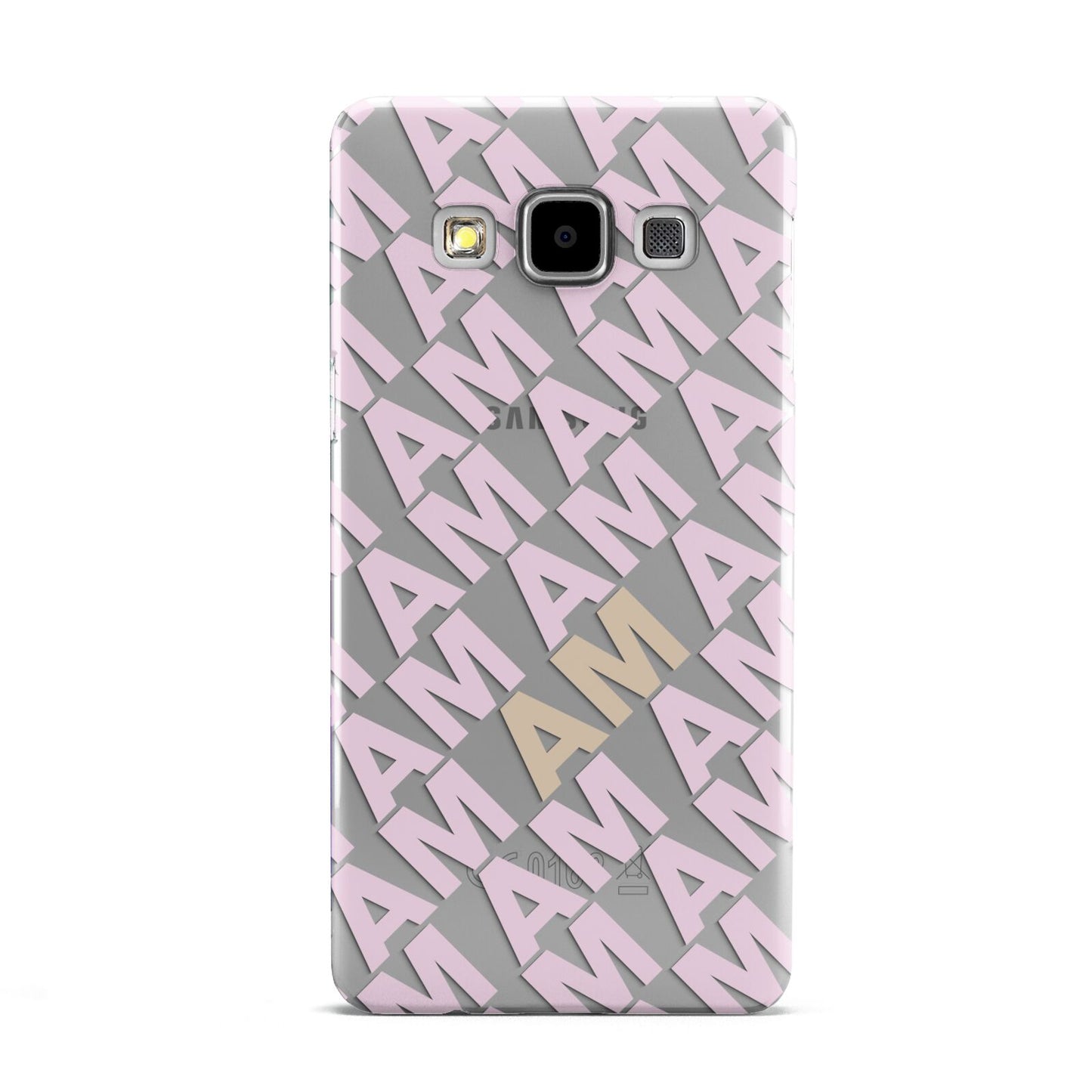 Personalised Diagonal Bold Initials Samsung Galaxy A5 Case