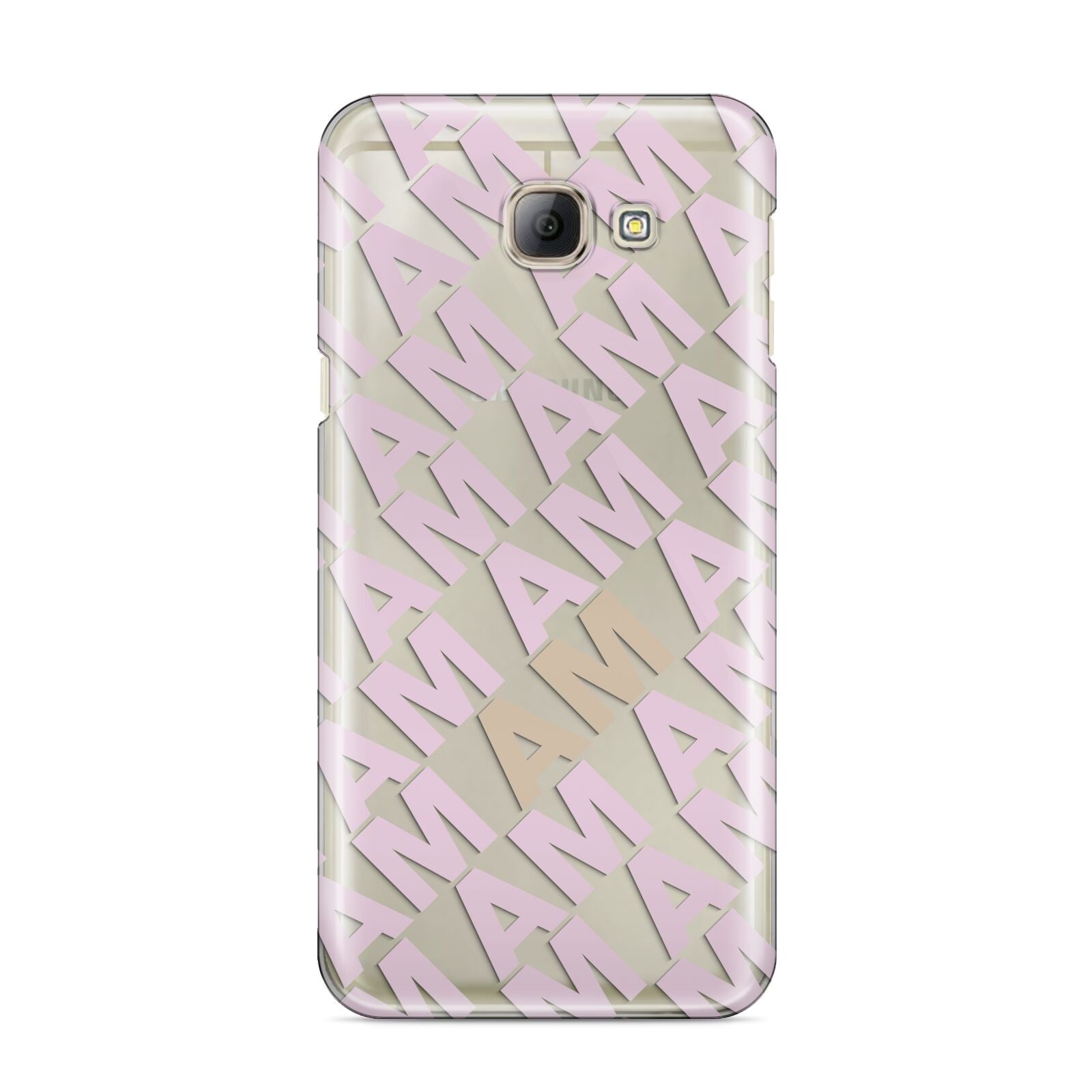 Personalised Diagonal Bold Initials Samsung Galaxy A8 2016 Case