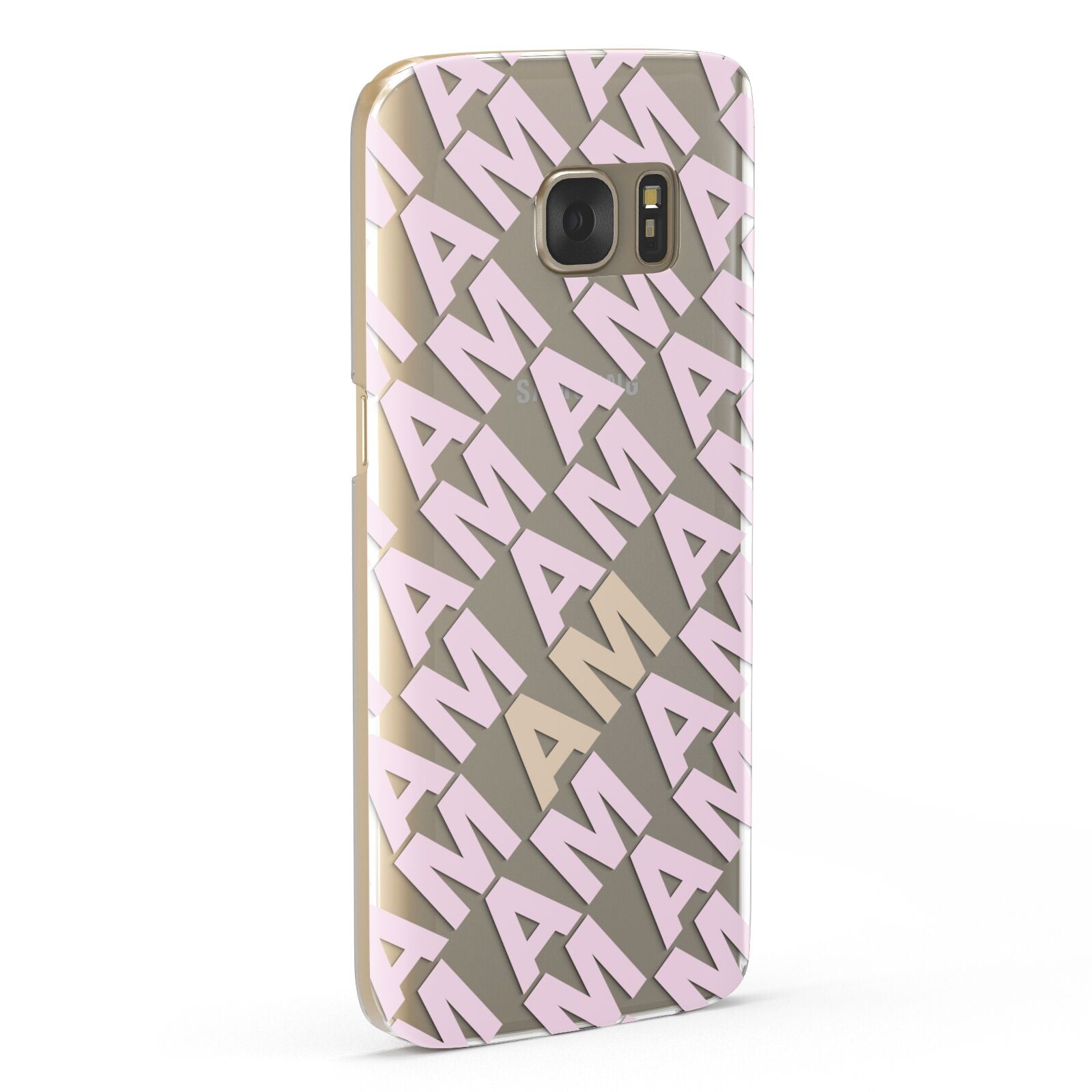 Personalised Diagonal Bold Initials Samsung Galaxy Case Fourty Five Degrees