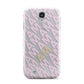 Personalised Diagonal Bold Initials Samsung Galaxy S4 Case