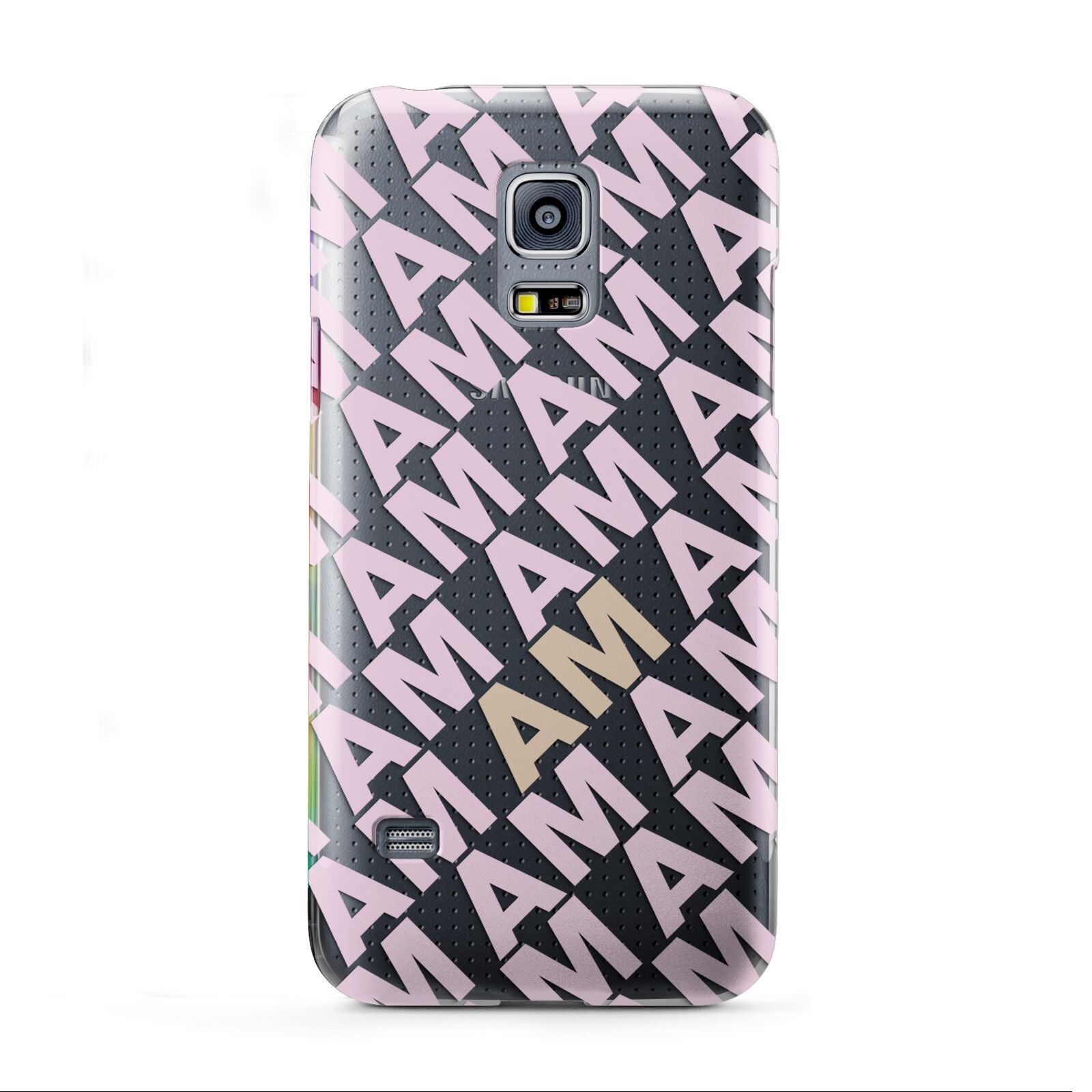 Personalised Diagonal Bold Initials Samsung Galaxy S5 Mini Case
