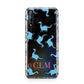 Personalised Dino Initials Clear Huawei Enjoy 10s Phone Case