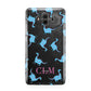 Personalised Dino Initials Clear Huawei Mate 10 Protective Phone Case