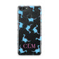 Personalised Dino Initials Clear Huawei Y9 2018