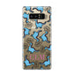 Personalised Dino Initials Clear Samsung Galaxy Note 8 Case
