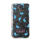 Personalised Dino Initials Clear Samsung Galaxy S5 Case