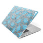 Personalised Dinosaur Initials Apple MacBook Case Side View