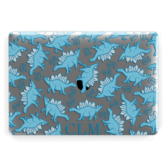 Personalised Dinosaur Initials Apple MacBook Case