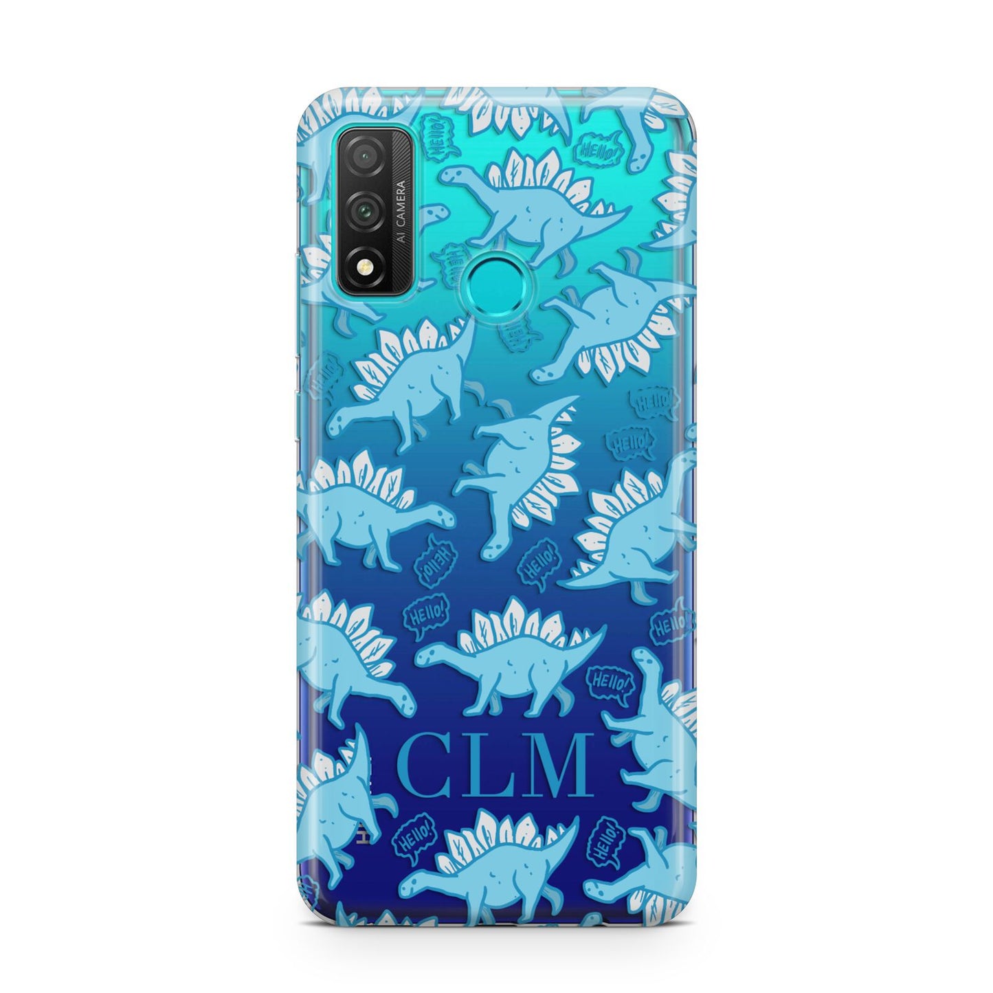 Personalised Dinosaur Initials Huawei P Smart 2020