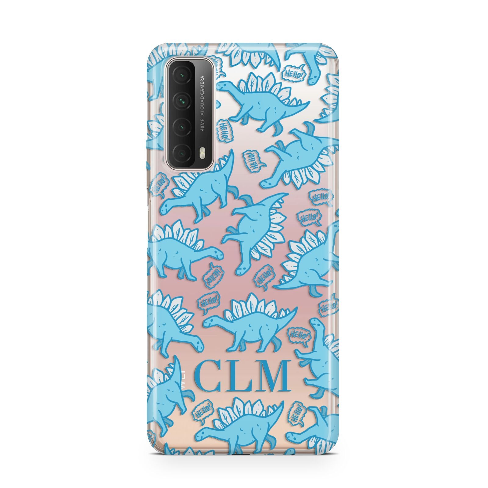 Personalised Dinosaur Initials Huawei P Smart 2021