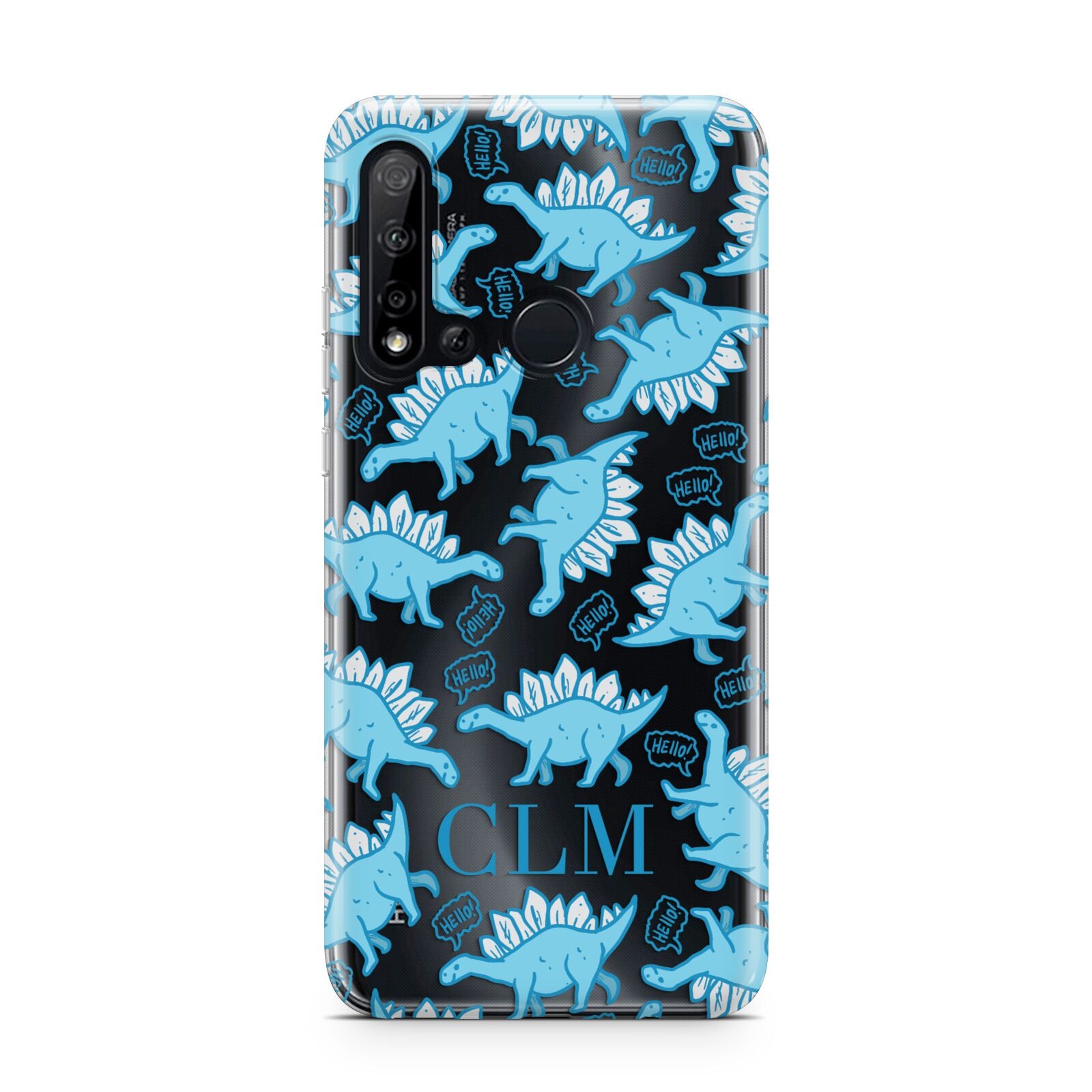Personalised Dinosaur Initials Huawei P20 Lite 5G Phone Case