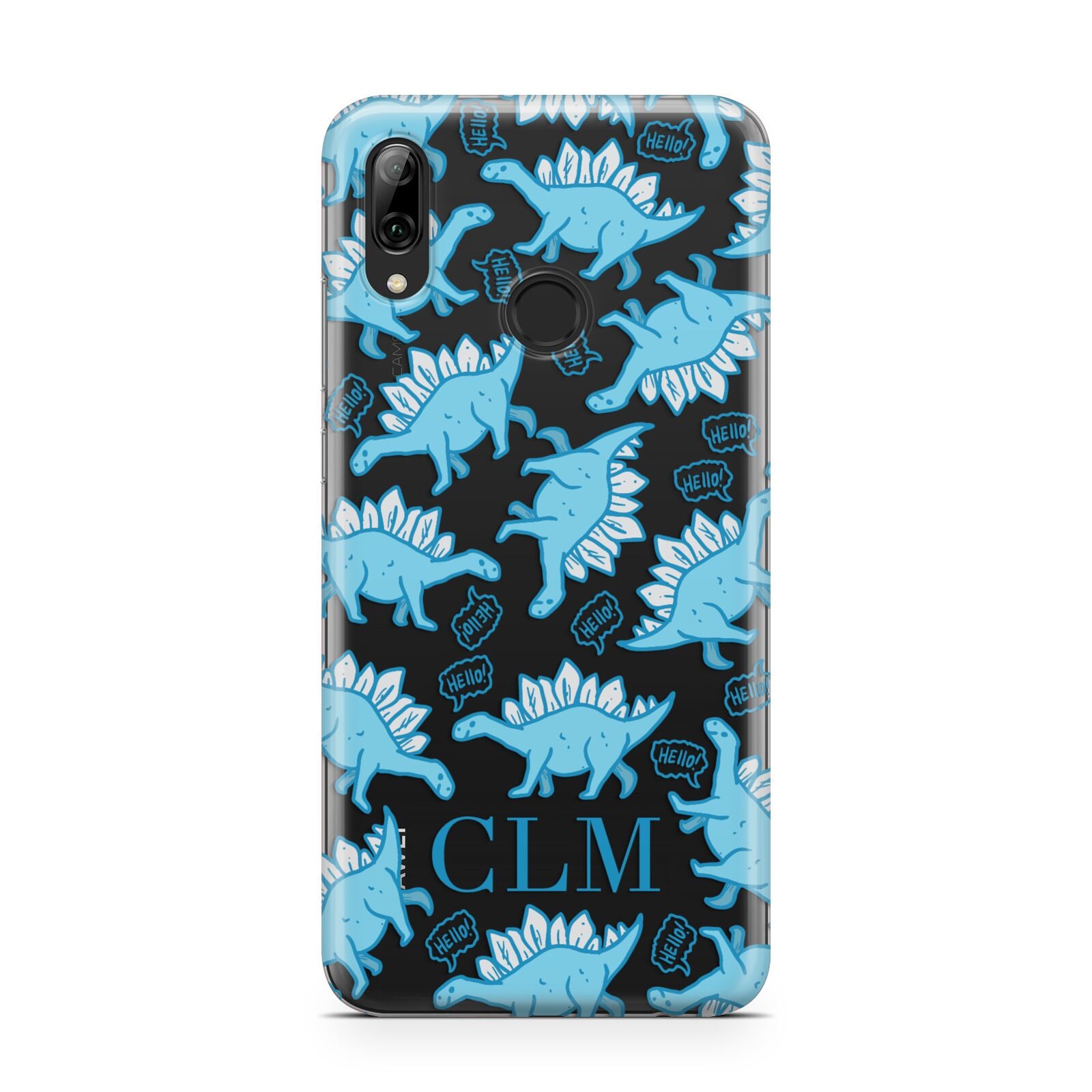 Personalised Dinosaur Initials Huawei Y7 2019