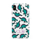 Personalised Dinosaur Monogrammed Apple iPhone Xs Max 3D Tough Case