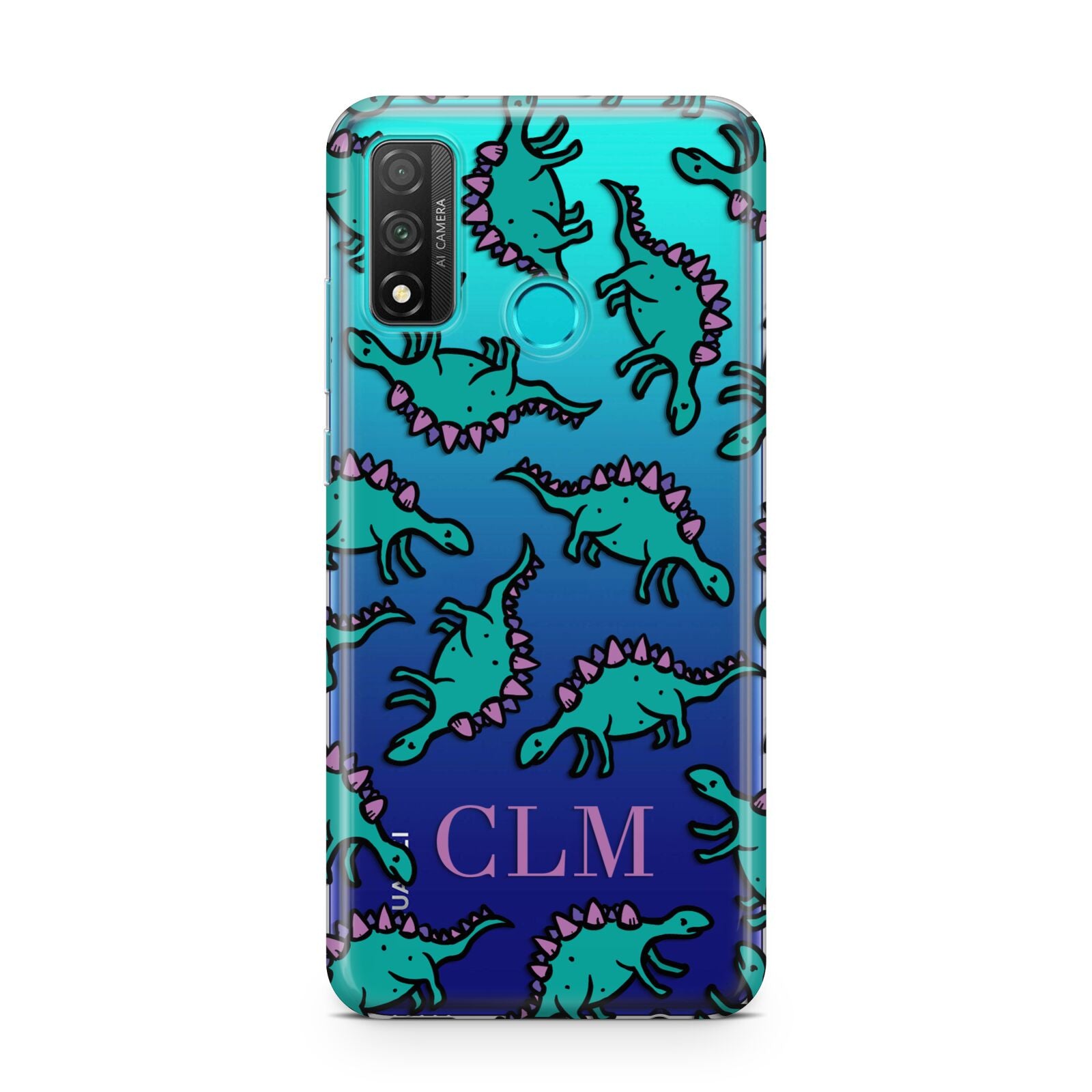 Personalised Dinosaur Monogrammed Huawei P Smart 2020