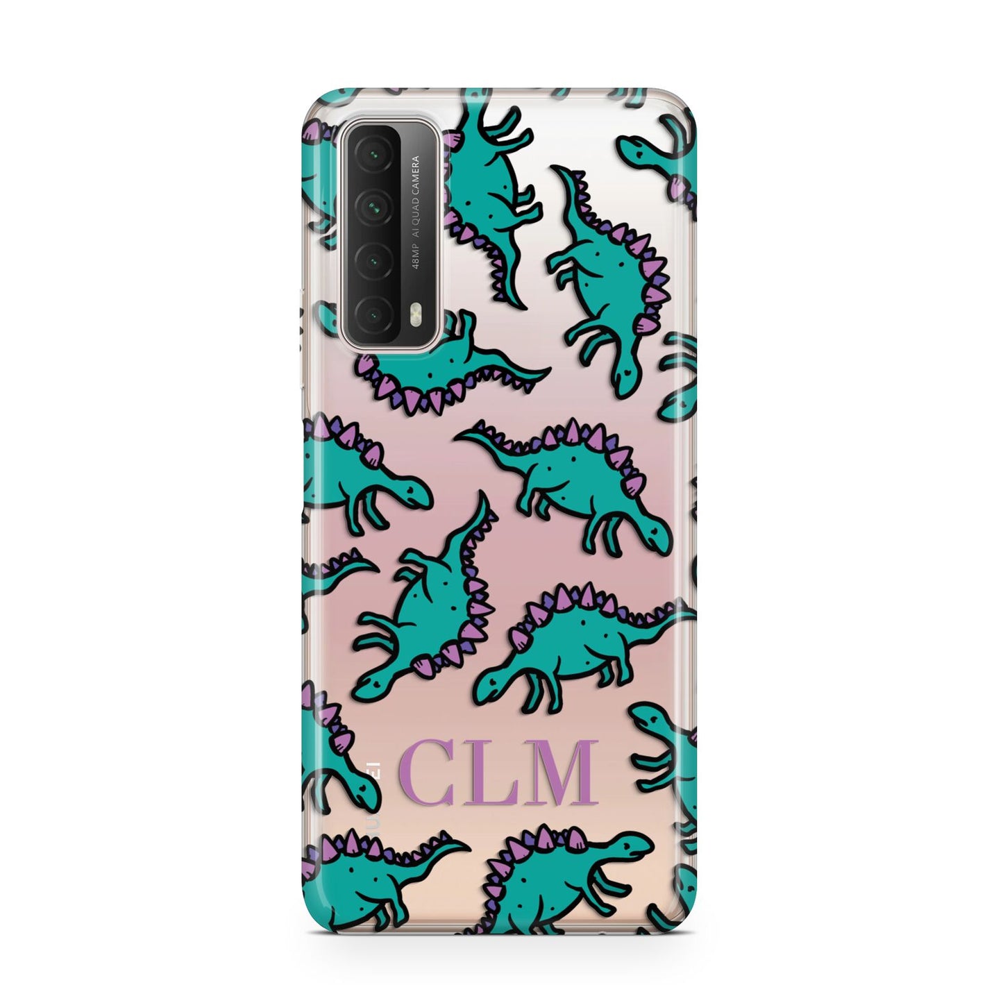 Personalised Dinosaur Monogrammed Huawei P Smart 2021