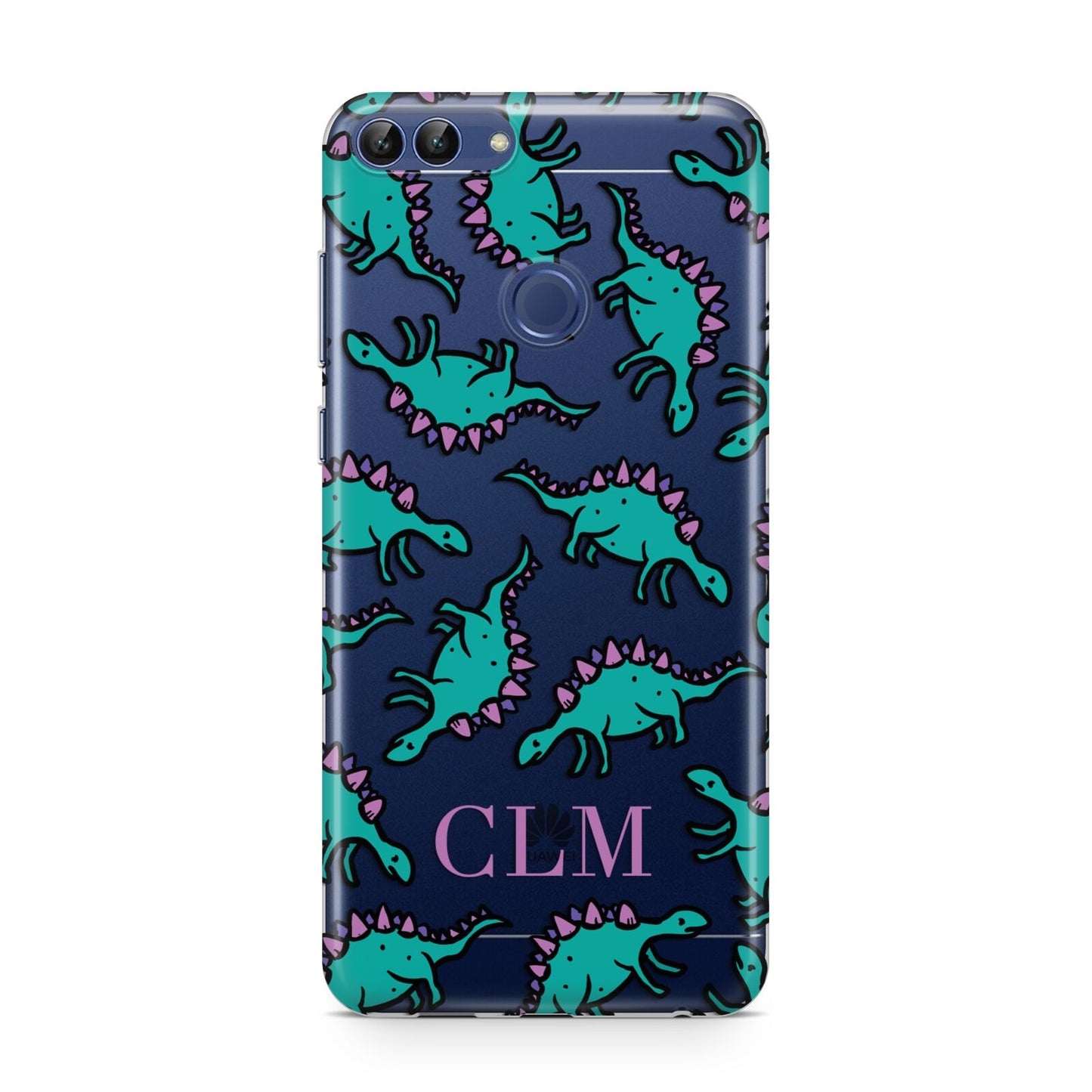 Personalised Dinosaur Monogrammed Huawei P Smart Case