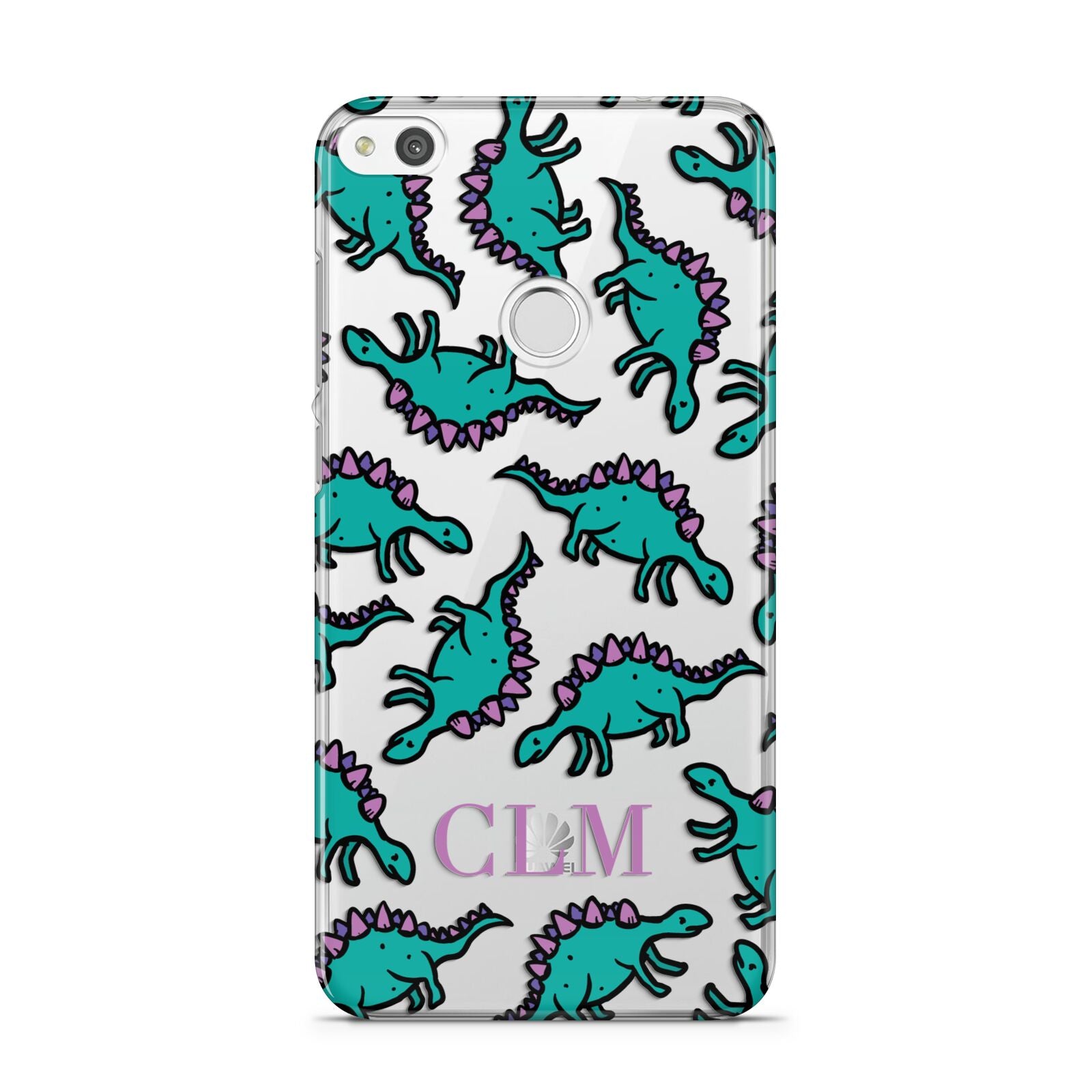 Personalised Dinosaur Monogrammed Huawei P8 Lite Case