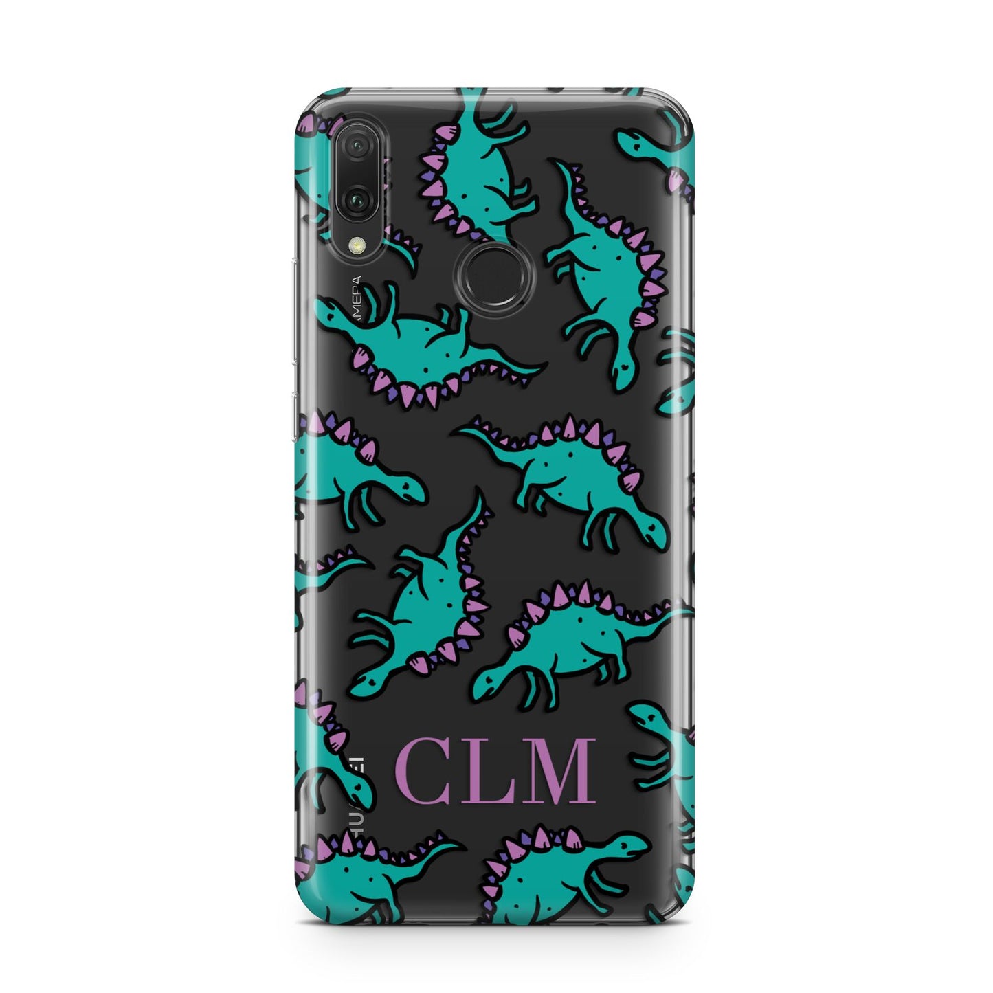 Personalised Dinosaur Monogrammed Huawei Y9 2019