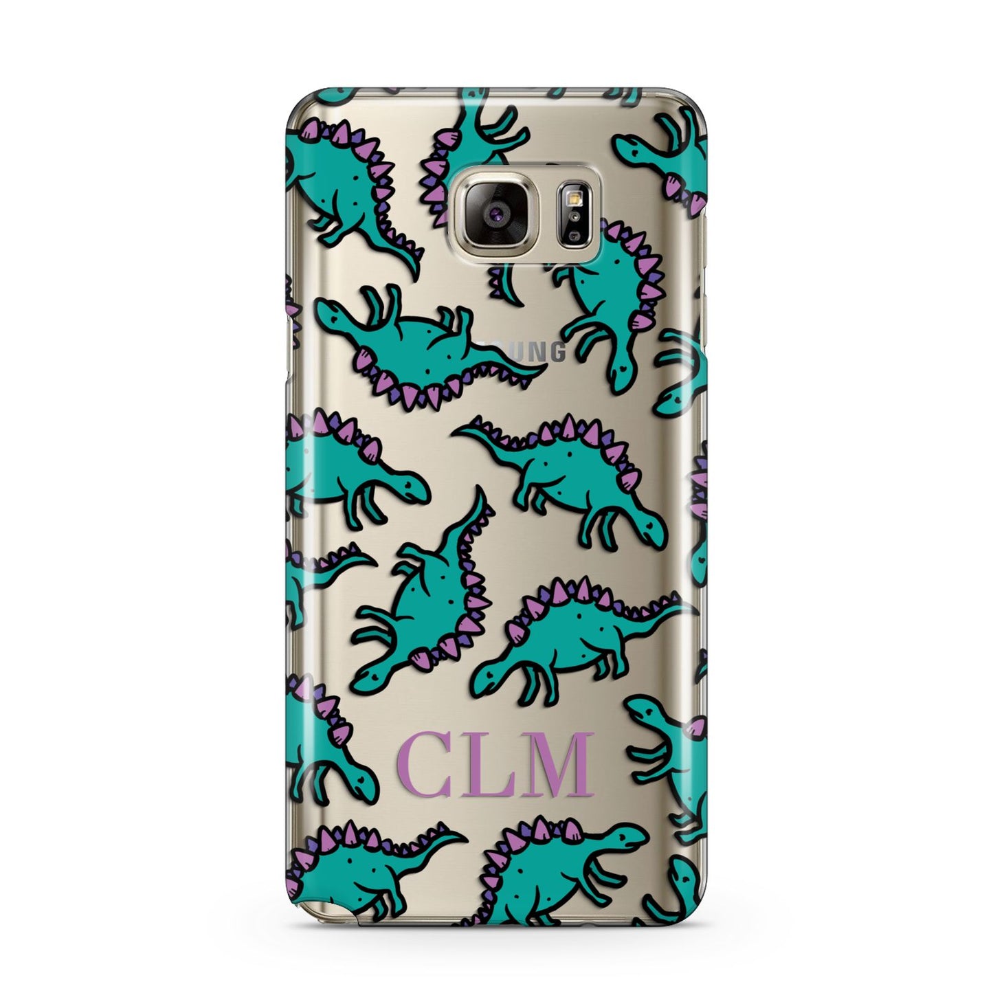 Personalised Dinosaur Monogrammed Samsung Galaxy Note 5 Case