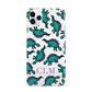 Personalised Dinosaur Monogrammed iPhone 11 Pro Max 3D Snap Case