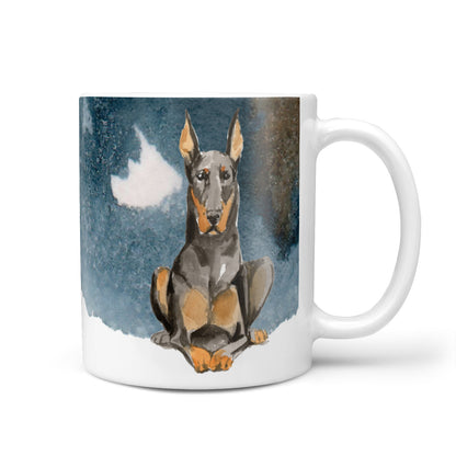 Personalised Doberman Dog 10oz Mug
