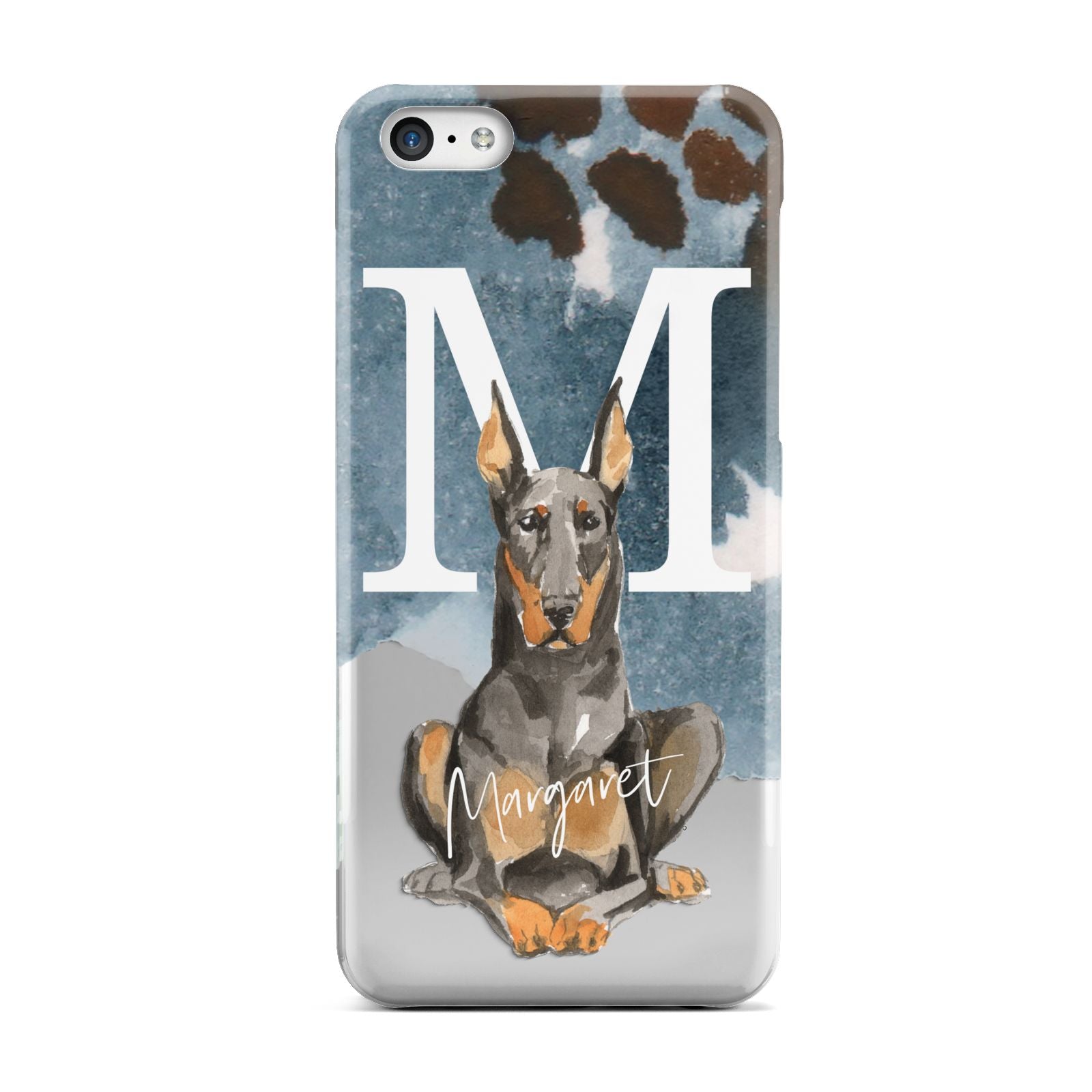 Personalised Doberman Dog Apple iPhone 5c Case