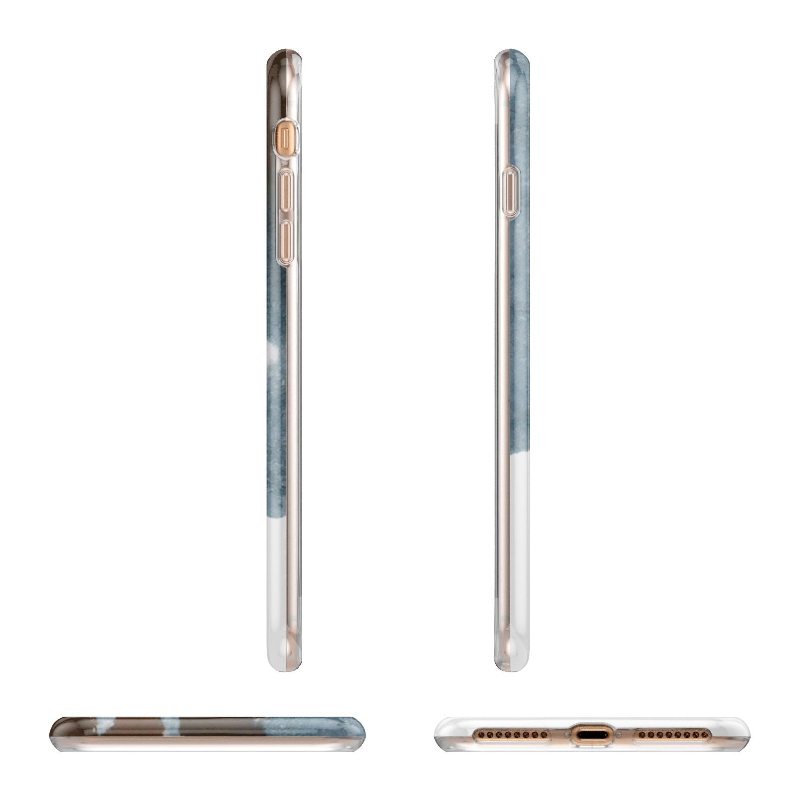 Personalised Doberman Dog Apple iPhone 7 8 Plus 3D Wrap Tough Case Alternative Image Angles