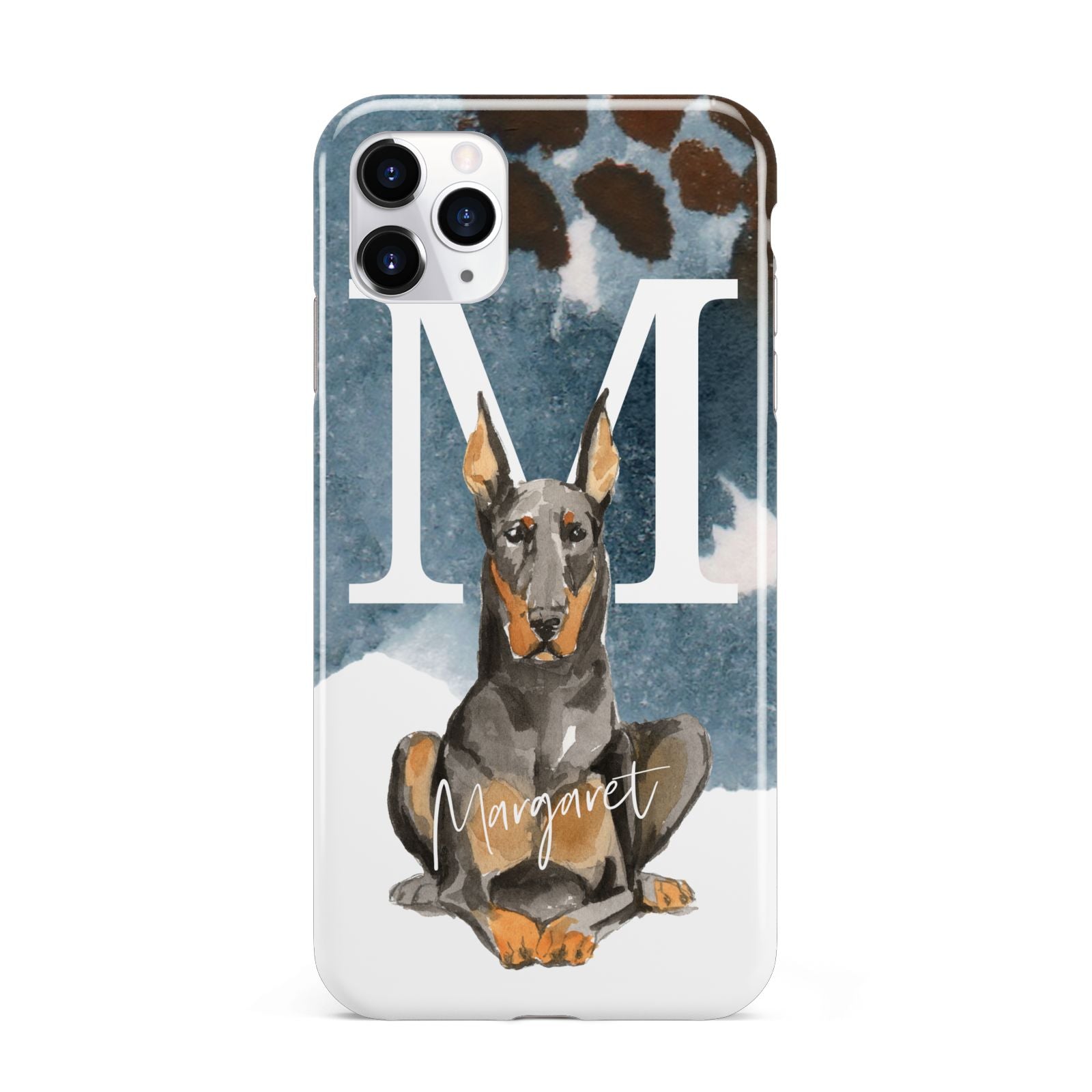 Personalised Doberman Dog iPhone 11 Pro Max 3D Tough Case