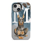 Personalised Doberman Dog iPhone 13 Mini Full Wrap 3D Tough Case
