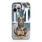 Personalised Doberman Dog iPhone 13 Pro Max Full Wrap 3D Tough Case