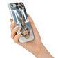 Personalised Doberman Dog iPhone 7 Bumper Case on Silver iPhone Alternative Image